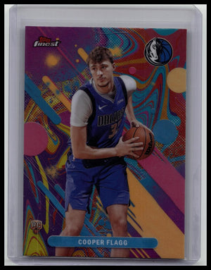 2025-26 Topps Finest Cooper Flagg Oil Spill Refractor #1 Common RC Mavs