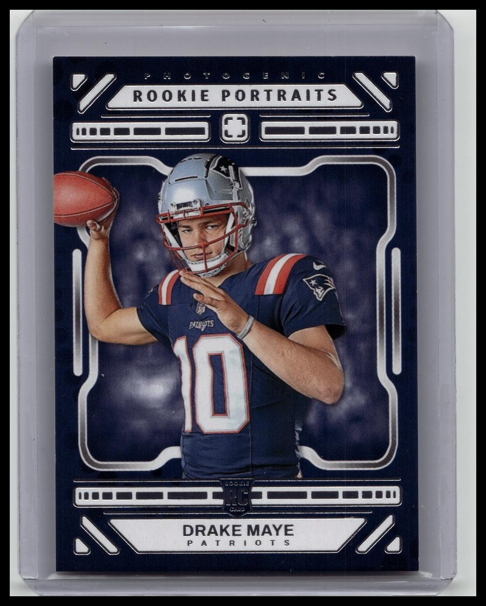 2024 Panini Photogenic Drake Maye Rookie Portraits RC Patriots