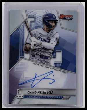 Ching-Hsien Ko 2025 Bowman's Best Auto Los Angeles Dodgers