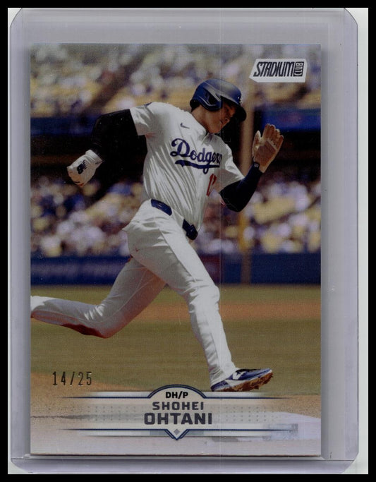 2025 Topps Stadium Club - Shohei Ohtani #58 Rainbow Foilboard /25