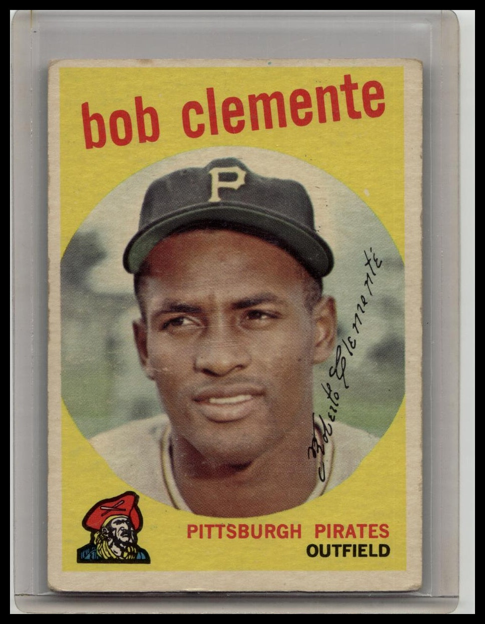 1959 Topps Roberto Clemente #478 Pittsburgh Pirates