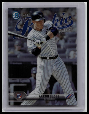 Aaron Judge 2017 Bowman Rookie of the Year Favorites ROY #9 Rookie RC