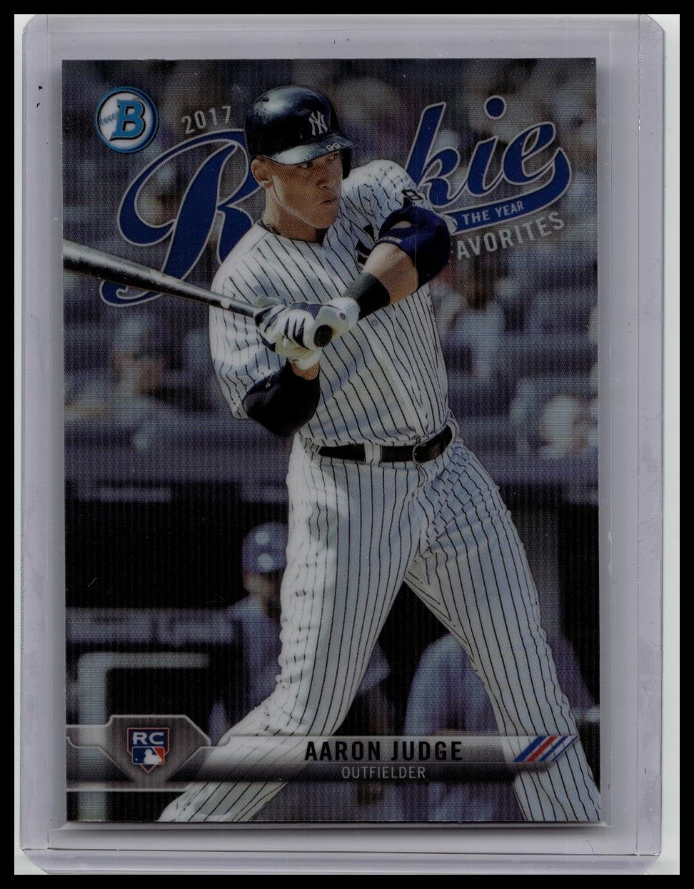 Aaron Judge 2017 Bowman Rookie of the Year Favorites ROY #9 Rookie RC