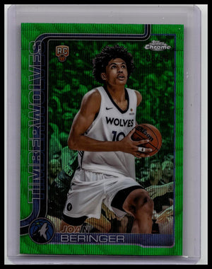 JOAN BERINGER 2025-26 TOPPS CHROME #267 ROOKIE GREEN WAVE REFRACTOR RC /99