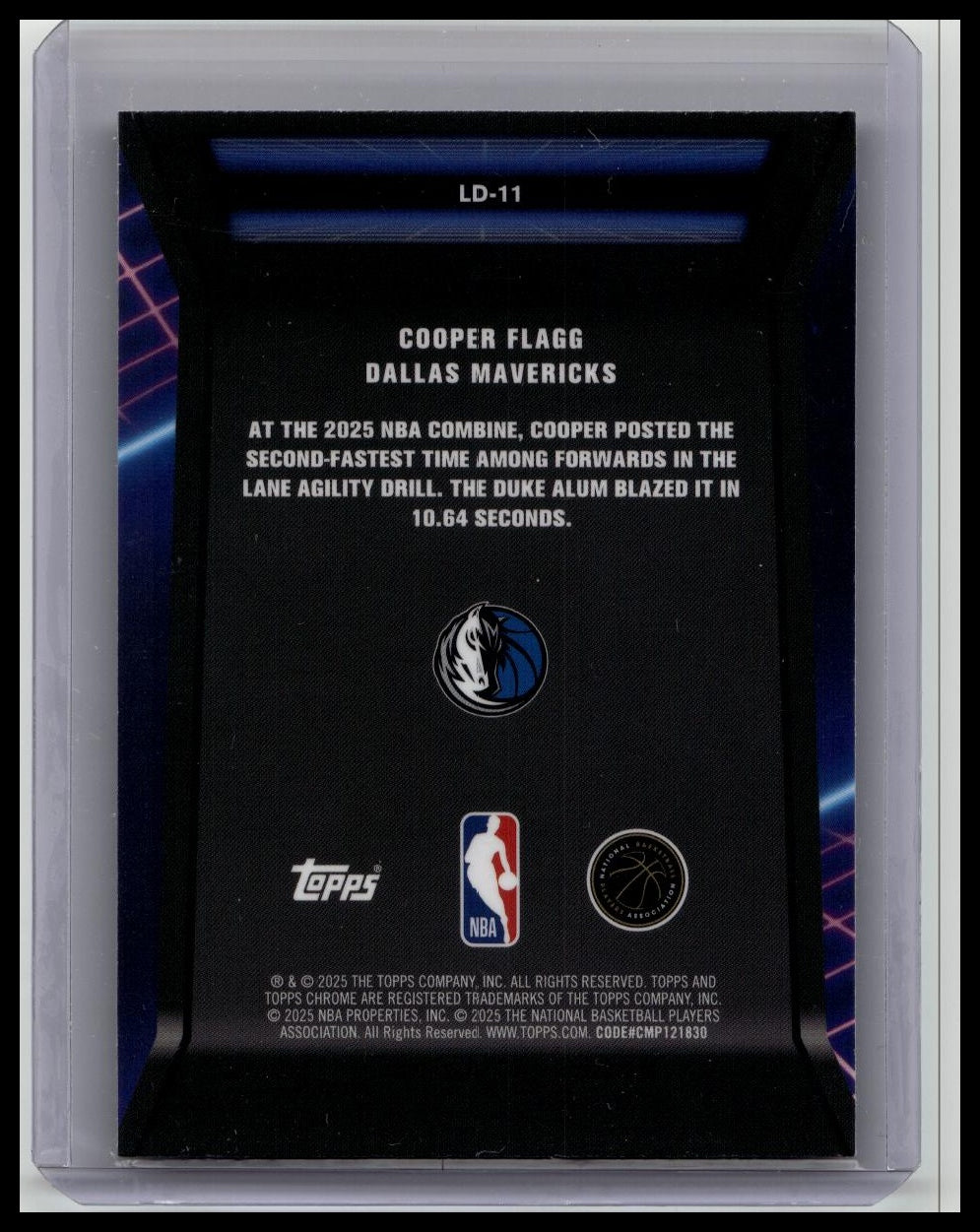 2025-26 Topps Chrome Basketball COOPER FLAGG Rookie Loading... Insert LD-11