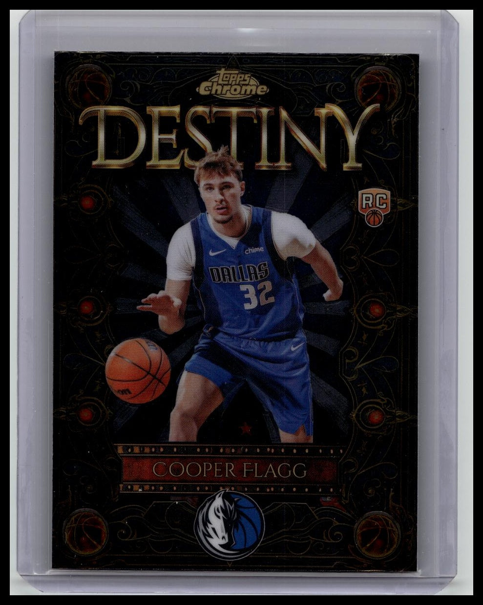 2025-26 Topps Chrome NBA Cooper Flagg Destiny Insert Rookie Card Mavs RC ROY