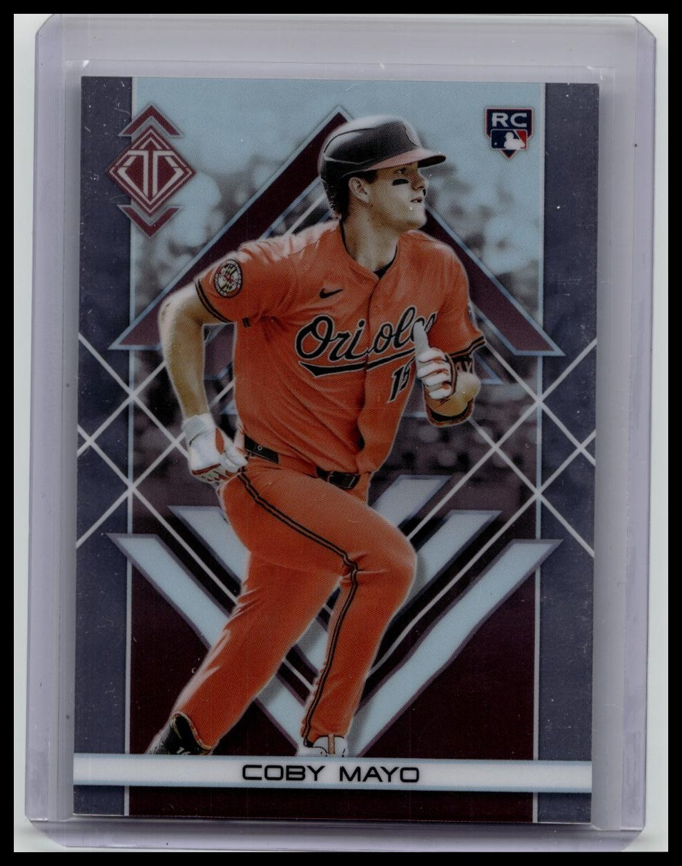 2025 Topps Transcendent Collection Coby Mayo Chrome RC Rookie #43 Orioles