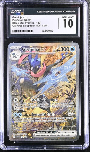Pokémon TCG Greninja EX Scarlet & Violet SFA PROMO SVP 132 CGC 10