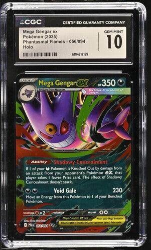 Pokémon Mega Gengar ex CGC 10