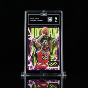 1996-97 Skybox Z-Force - TAG 9 MINT - Michael Jordan #11 Chicago Bulls HOF