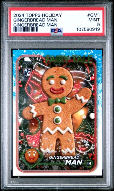 ⚾️2024 Topps Holiday - Gingerbread Man Gingerbread Man #GM-1 SSP PSA-9⚾️