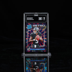 MICHAEL PENIX JR. 2024 DONRUSS RATED ROOKIE RETRO FALCONS RC TAG 9