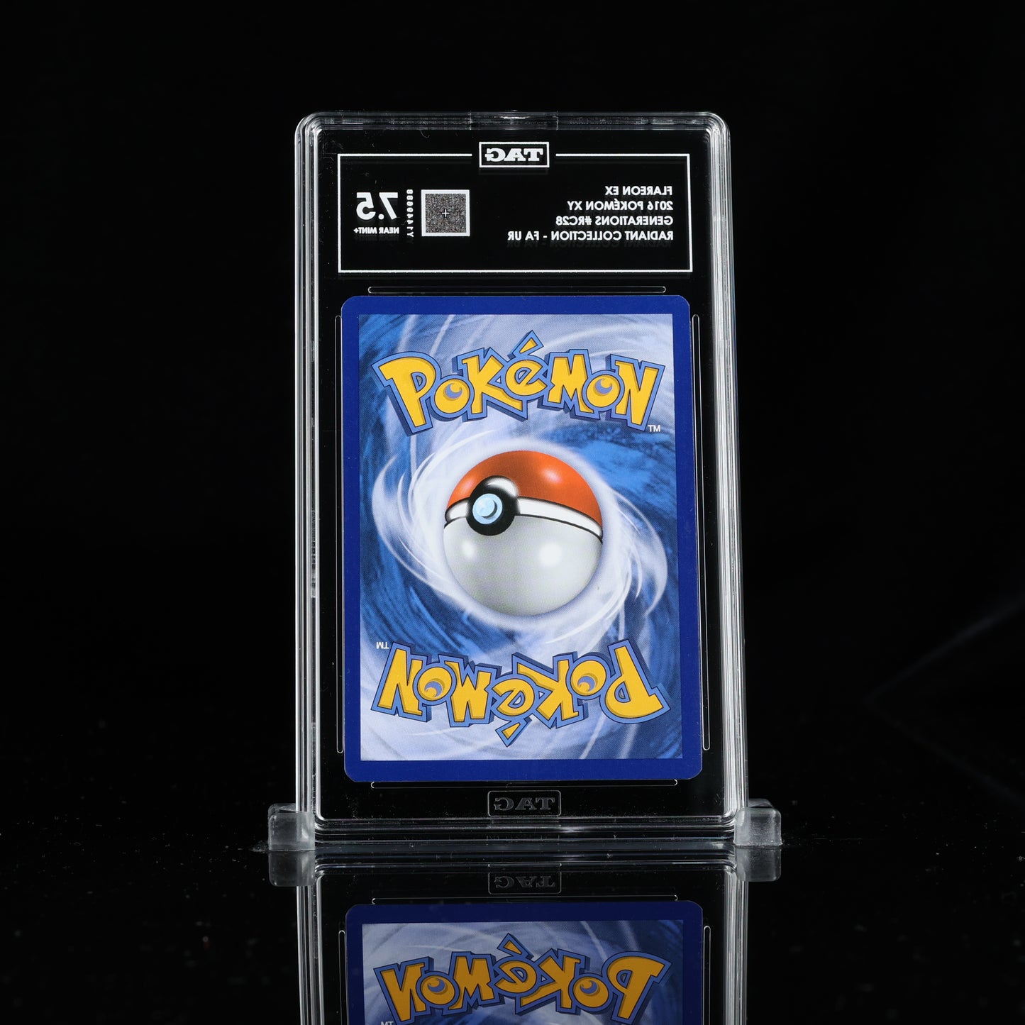 Pokemon 2016 Flareon EX RC28/RC32 Full Art Generations Radiant Collection TAG 7.5