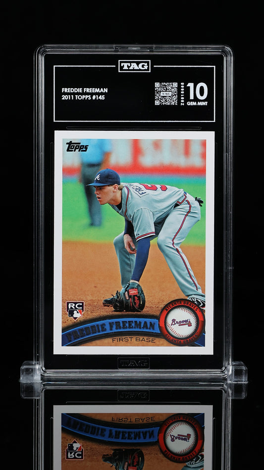 2011 TOPPS #145 FREDDIE FREEMAN ROOKIE TAG 10