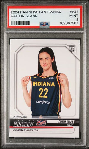 2024 PANINI INSTANT WNBA #247 CAITLIN CLARK PSA 9