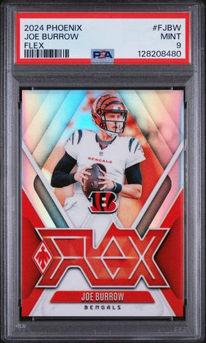 2024 PANINI PHOENIX FLEX #FJBW JOE BURROW PSA 9
