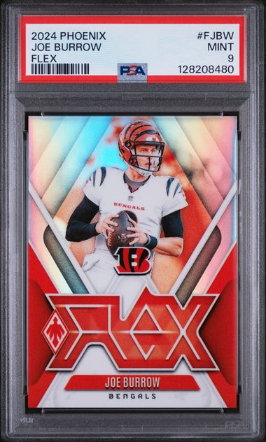 2024 PANINI PHOENIX FLEX #FJBW JOE BURROW PSA 9