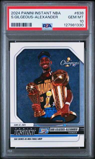 2024 PANINI INSTANT NBA #638 S.GILGEOUS-ALEXANDER /2150 PSA 10