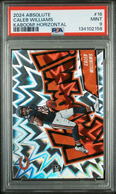 2024 PANINI ABSOLUTE KABOOM! HORIZONTAL #16 CALEB WILLIAMS PSA 9