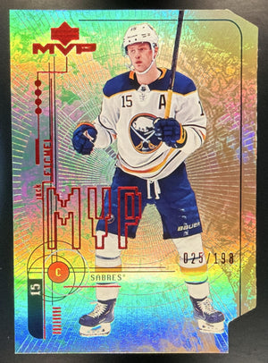 2018 Upper Deck MVP Jack Eichel #62 20th Anniversary Colors & Contours /198