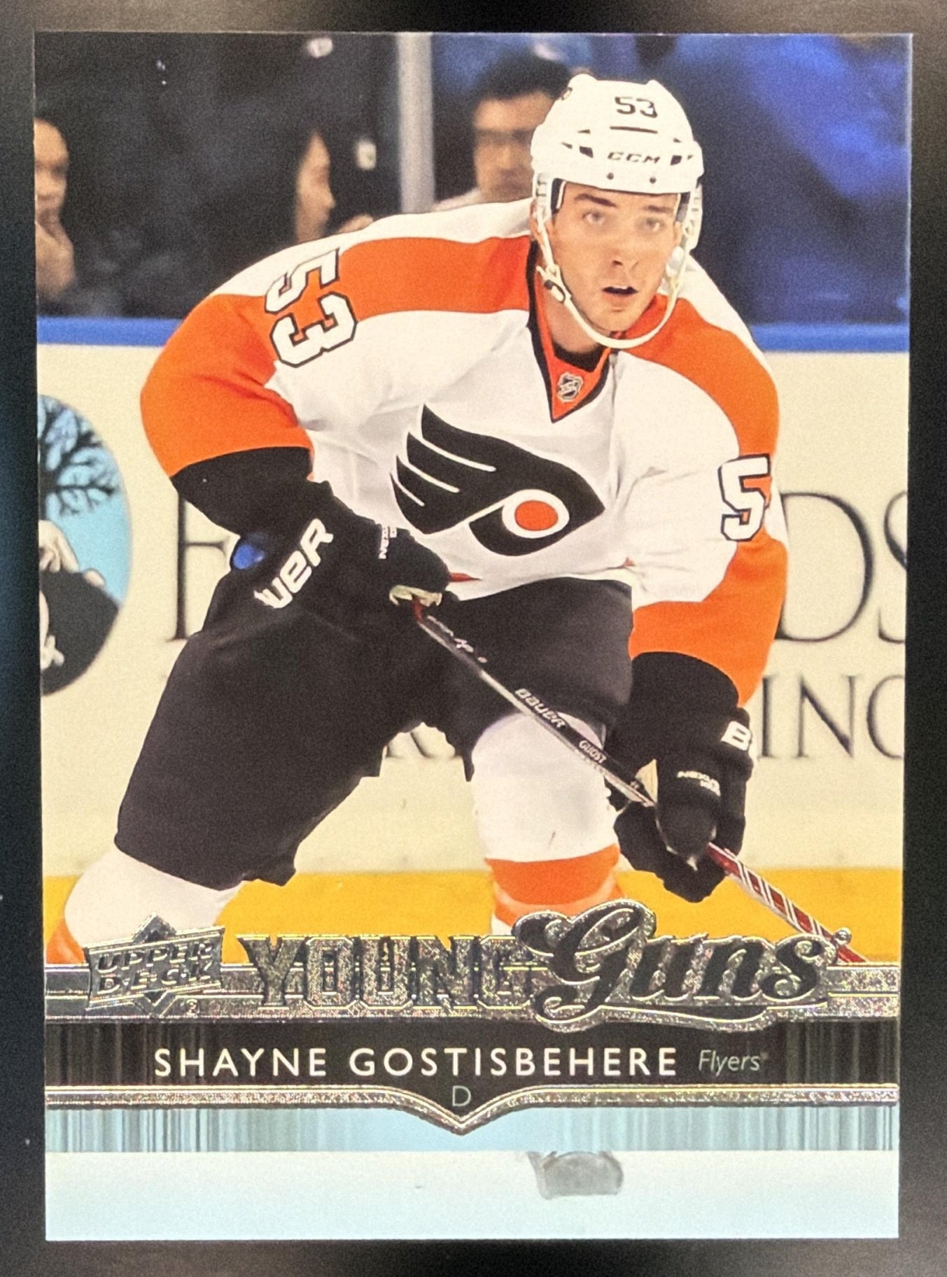 2014-15 Upper Deck Shayne Gostisbehere #464 Young Guns RC Flyers — front