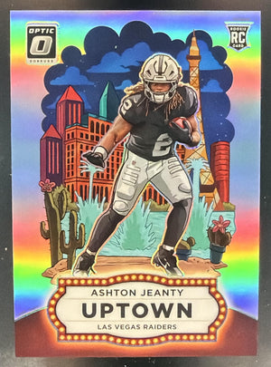2025 Panini Donruss Optic Ashton Jeanty #2 Uptown RC SSP Raiders