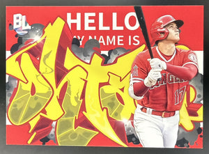 2023 Topps Big League Shohei Ohtani #RC-3 Roll Call Wildstyle Edition Angels
