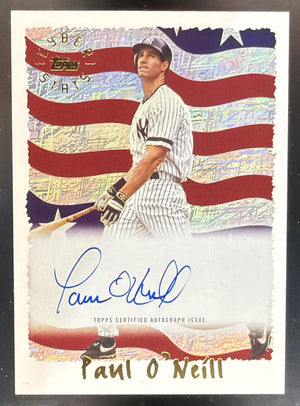 2025 Topps Archives Paul O'Neill #95CA-PO 1995 Cyberstats Auto Yankees
