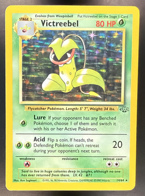 1999 Pokemon Jungle Victreebel #14/64 Holo