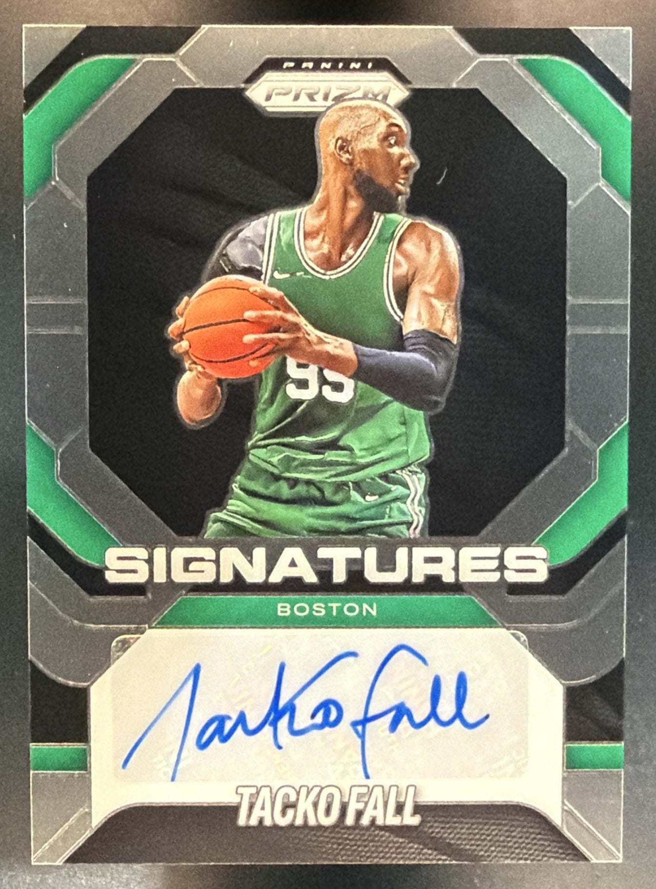 2025-26 Panini Prizm Tacko Fall Signatures Auto Celtics — front