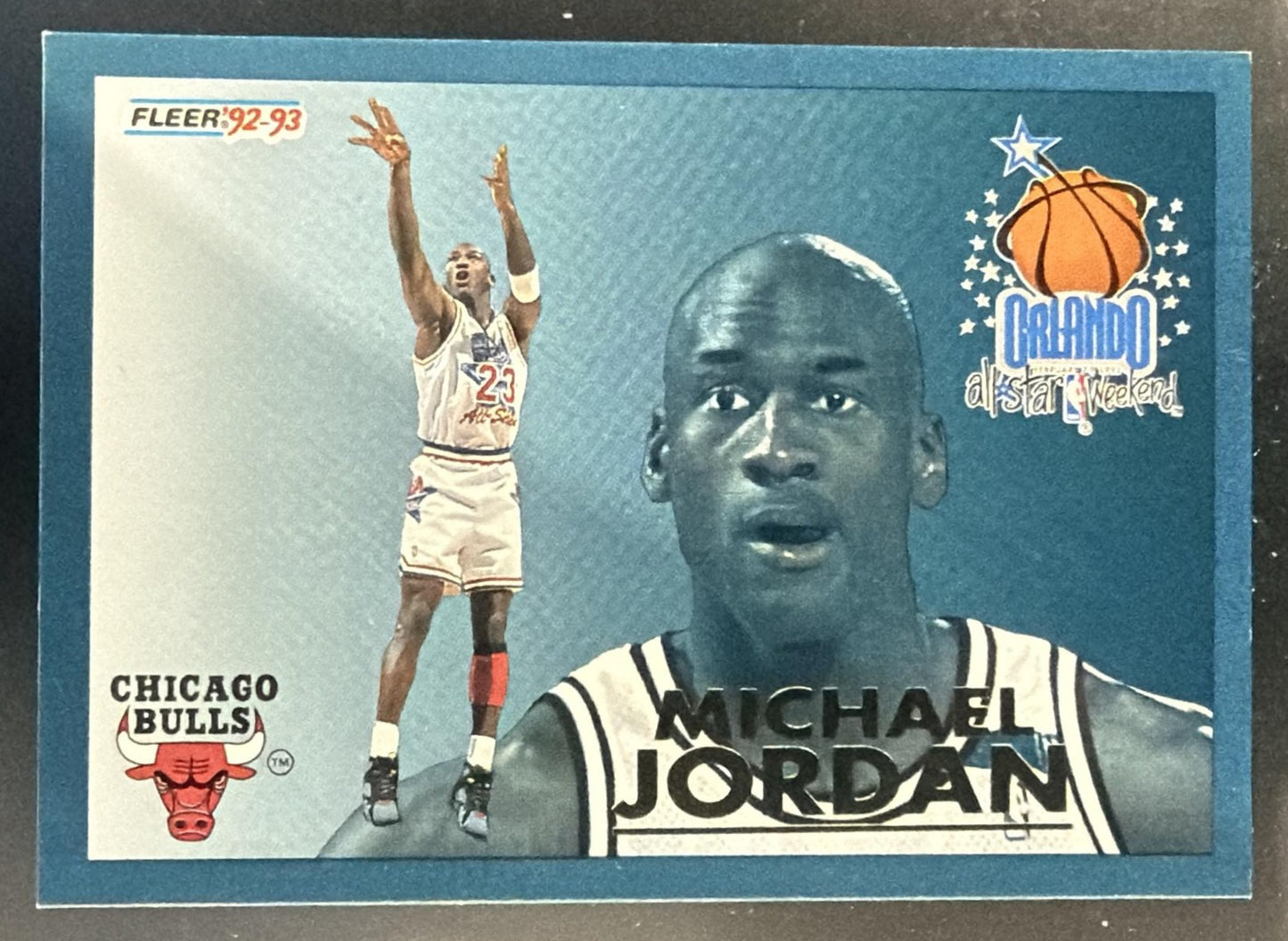 1992-93 Fleer Michael Jordan #6 All Stars Bulls — front