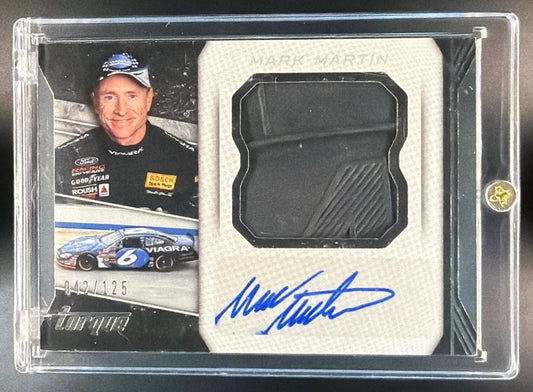 2016 Panini Torque Mark Martin #JTS-MM Jumbo Tire Signatures /125 Auto