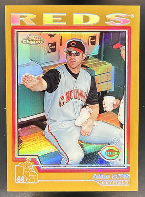 2004 Topps Chrome Adam Dunn #170 Gold Refractor Reds