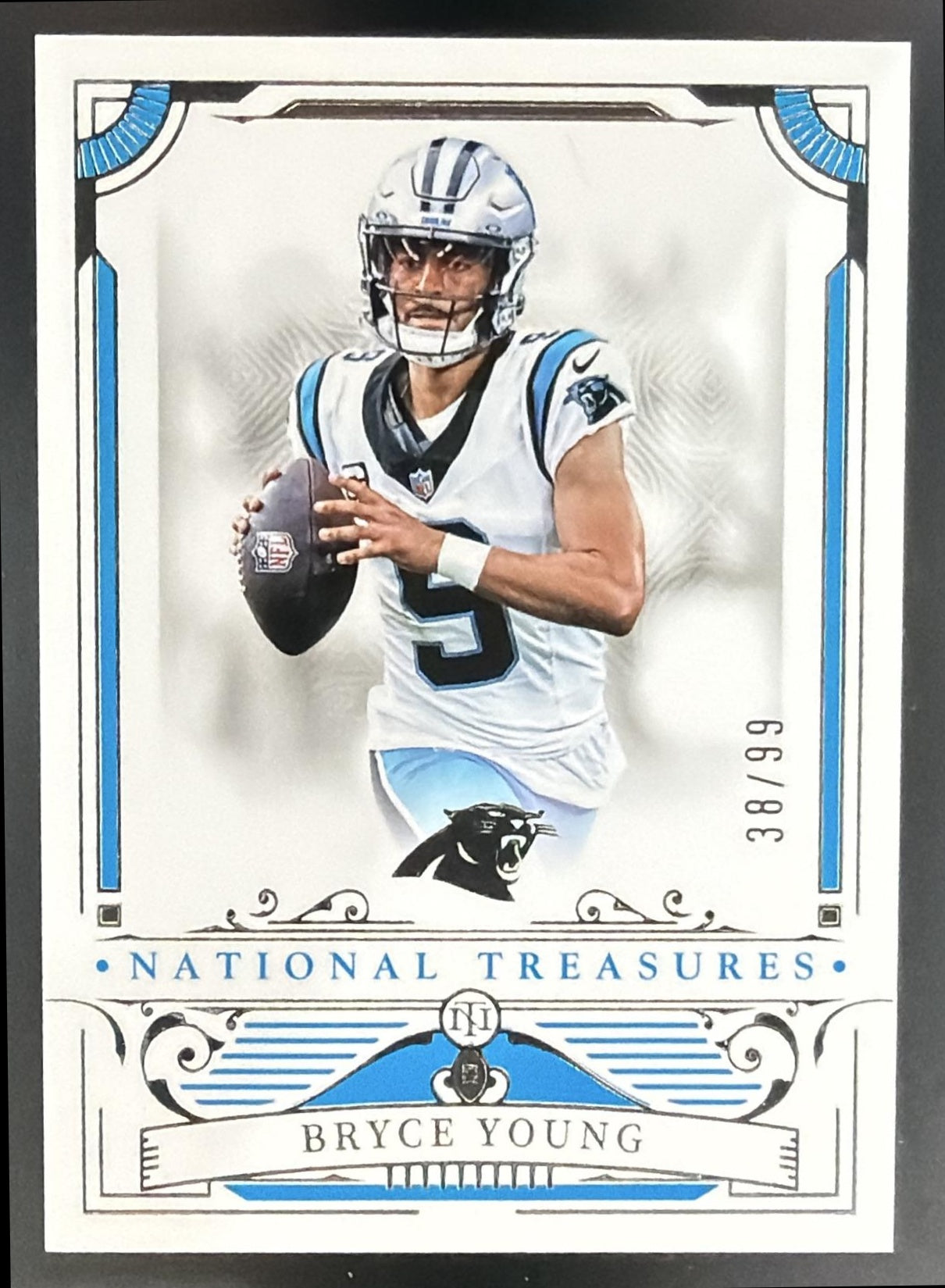 2025 Panini National Treasures Bryce Young #13 38/99 Panthers — front