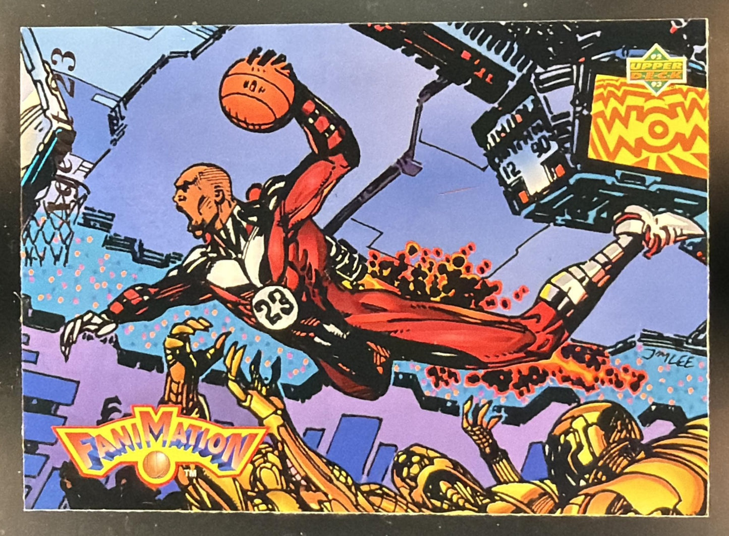 1992-93 Upper Deck Michael Jordan #506 Fanimation Bulls — front