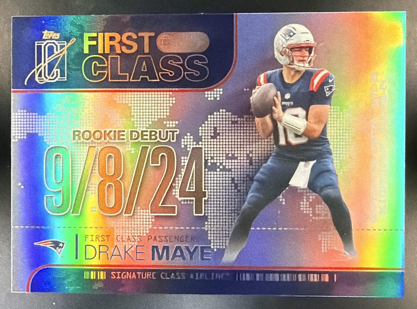 2025 Topps Signature Class Drake Maye #FC-4 First SSP Patriots — front