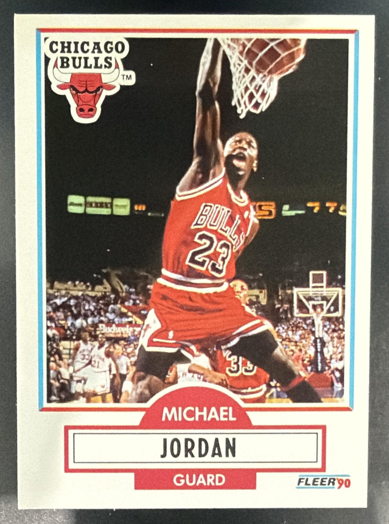 1990-91 Fleer Michael Jordan #26 Bulls — front