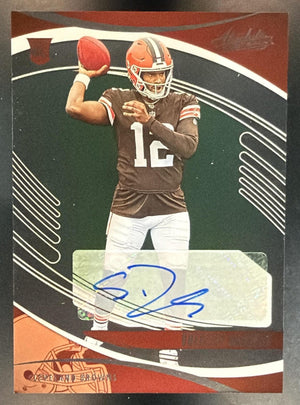 2025 Panini Absolute Shedeur Sanders #177 Signature Rookies RC Auto Browns
