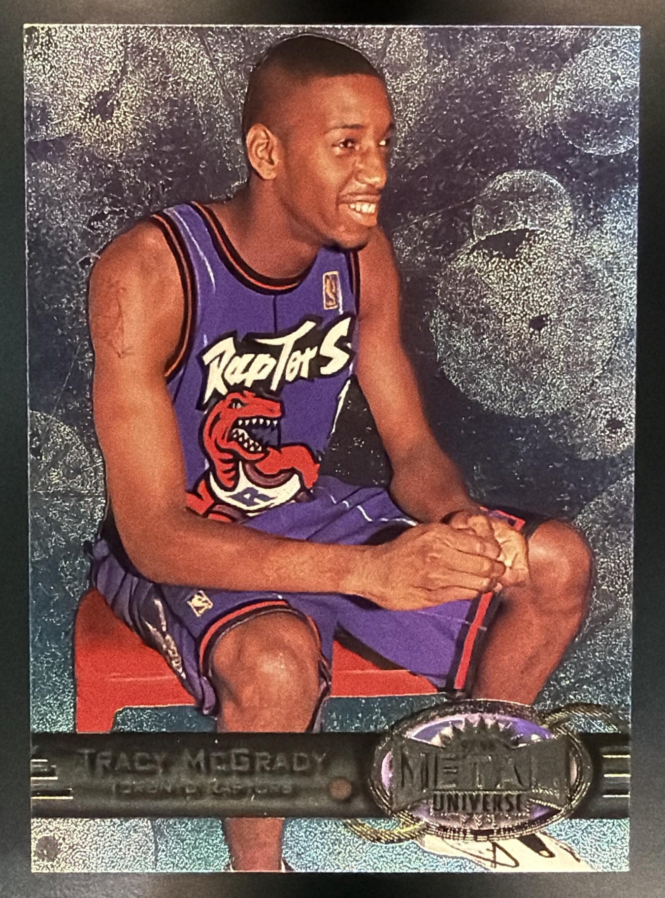 1997-98 Skybox Metal Universe Tracy McGrady #42 RC Raptors — front