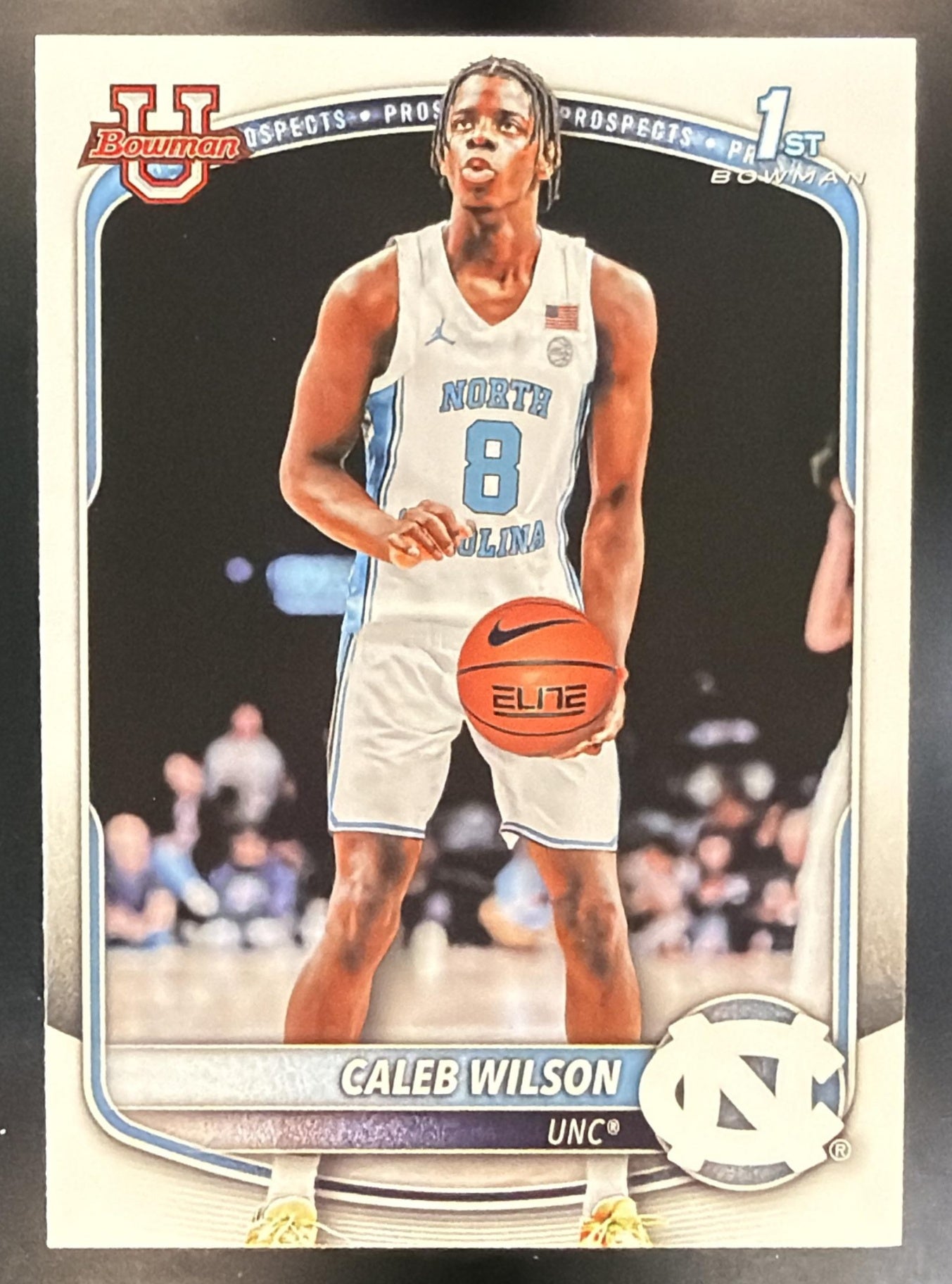2025-26 Bowman Caleb Wilson #BPP-83 1st Prospect Tar Heels — front
