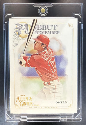 2020 Topps Allen & Ginter Shohei Ohtani #DTR-20 A Debut to Remember Angels