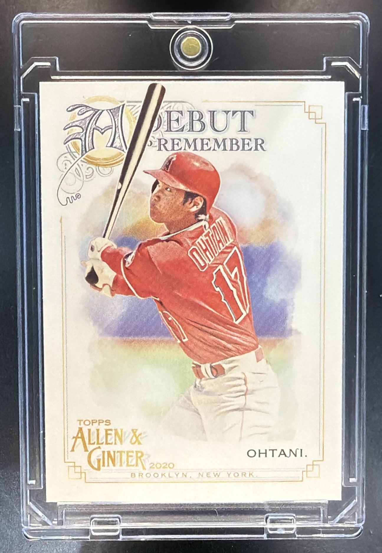 2020 Topps Allen & Ginter Shohei Ohtani #DTR-20 A Debut to Remember Angels — front