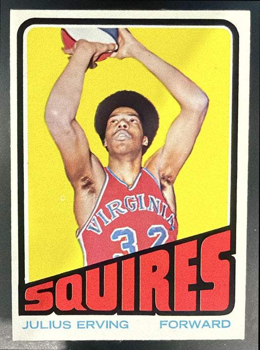 1972-73 Topps Julius Erving #195 RC — front
