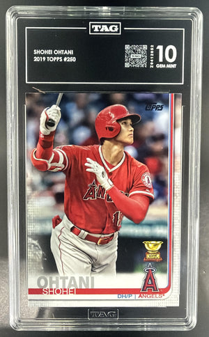 2019 Topps Shohei Ohtani #250 Super Rookie All-Star Angels TAG 10
