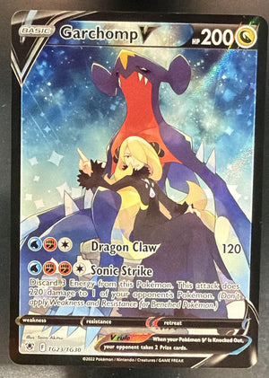 2022 Pokemon Sword & Shield Astral Radiance Garchomp V #TG23/TG30 Trainer