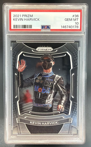 2021 Panini Prizm Kevin Harvick #36 PSA 10
