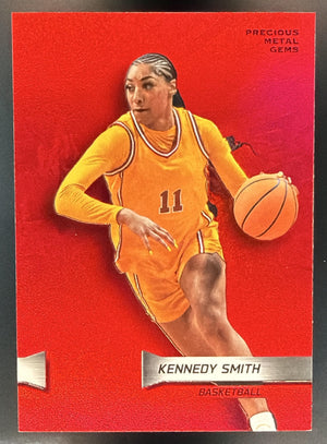 2026 Skybox Metal Universe SE Kennedy Smith #66 Precious Gems Red /100