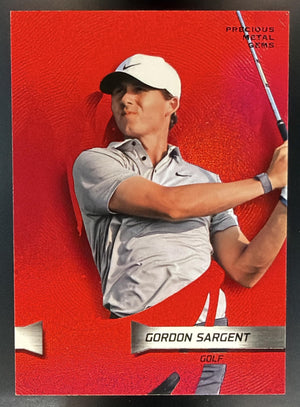 2026 Skybox Metal Universe SE Gordon Sargent #98 Precious Gems Red 46/100