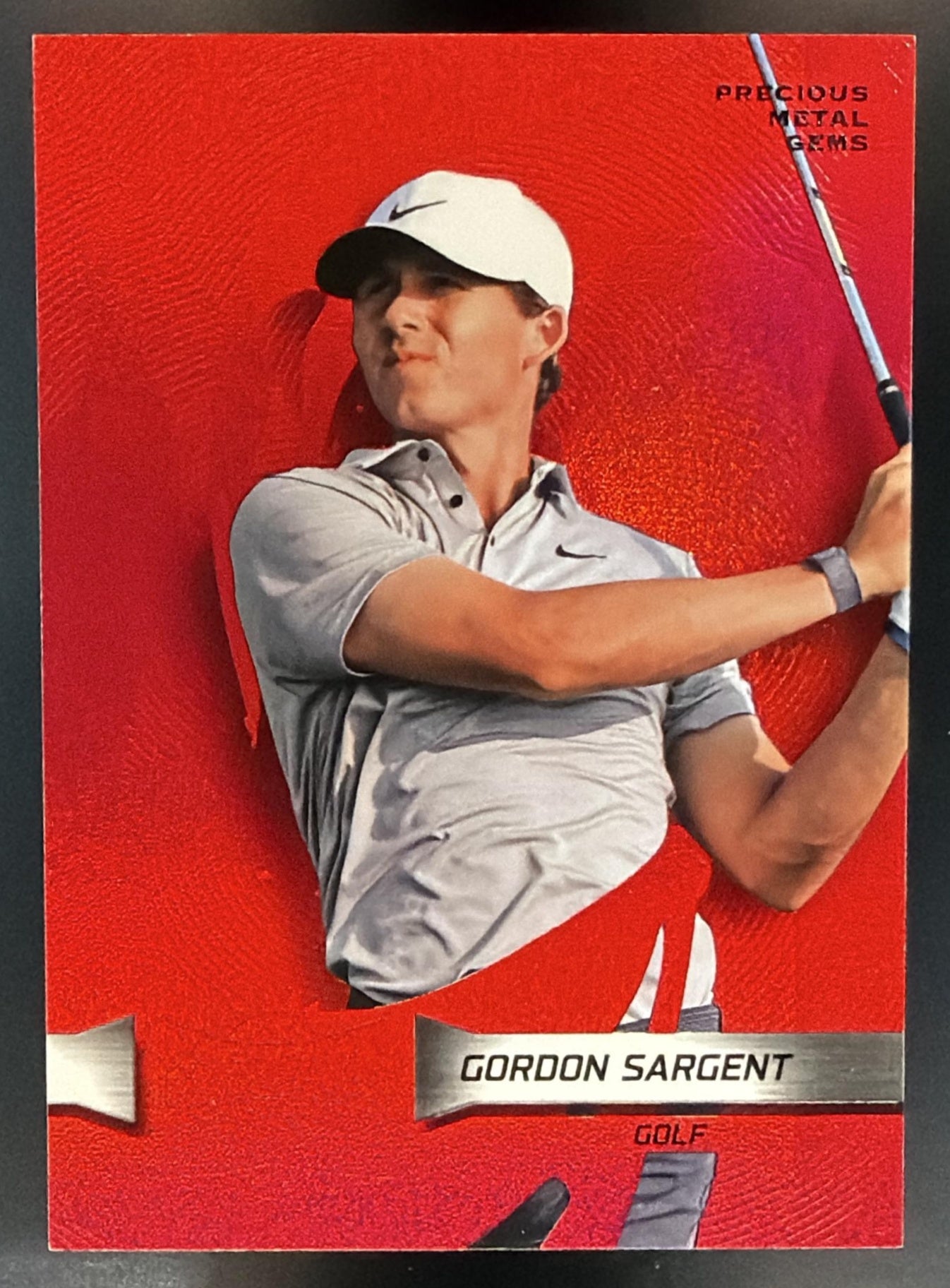 2026 Skybox Metal Universe SE Gordon Sargent #98 Precious Gems Red 46/100 — front