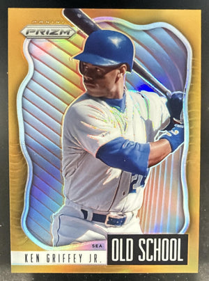 2021 Panini Prizm Ken Griffey Jr. #OS-2 Old School Neon Orange 50/100 Mariners